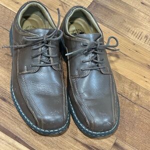 Dockers Men's Dark Brown Leather Derbys